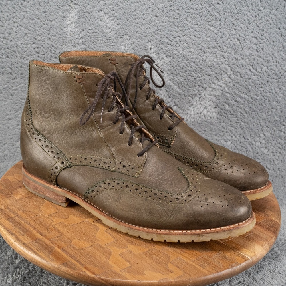 JD Fisk: Forest Green Mens Boot Size 13 Made in Mexico